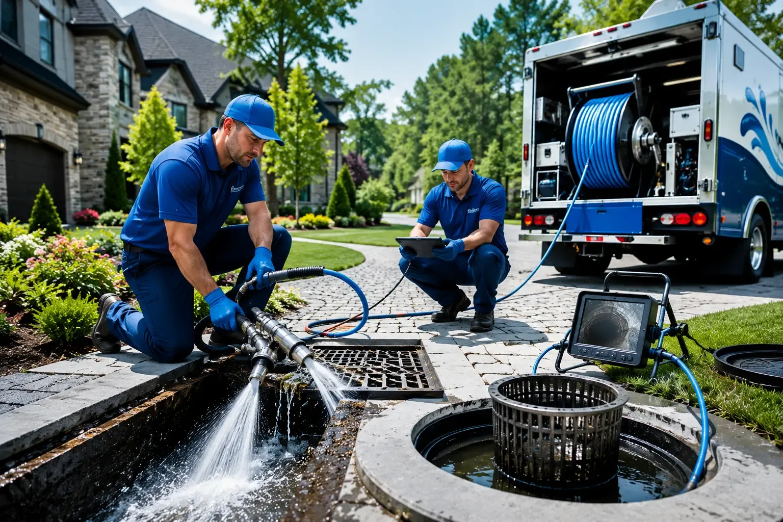 Local outdoor drain cleaning professionals in Hessel, MI